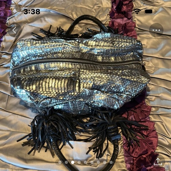 Christian Louboutin Watersnake Handbag - Picture 3 of 8